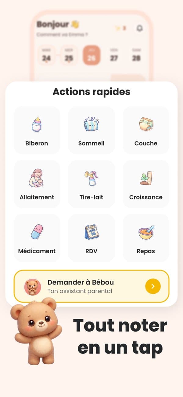 Capture officielle de Bébou : les actions rapides