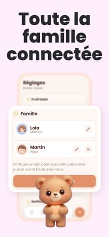 Capture officielle de Bébou : le partage familial
